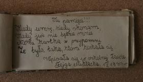 Pamiętnik Janki Borzymówny z 1937 r.