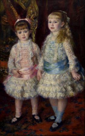 Oryginał: Rosa e Azul (1881, Renoir)