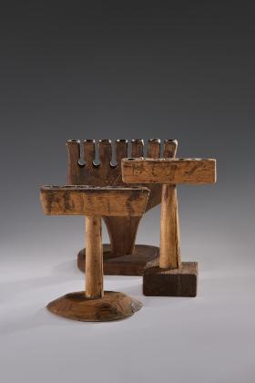 Drewniane chanukije z Opatowa