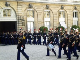 Była więc asysta kompanii honorowych...