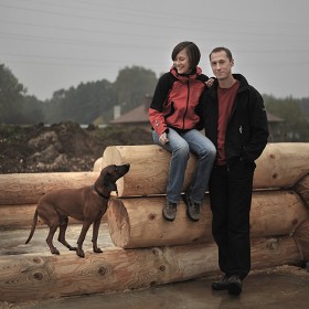 Michałowo-Grabina koło Warszawy – Marcin i Kasia Pawkowska budują dom. Do najbliższego przystanku są 2 km.