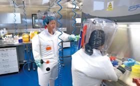 Laboratorium w Wuhanie ma najwyższy możliwy poziom zabezpieczeń, pozwalający na pracę z najgroźniejszymi patogenami.