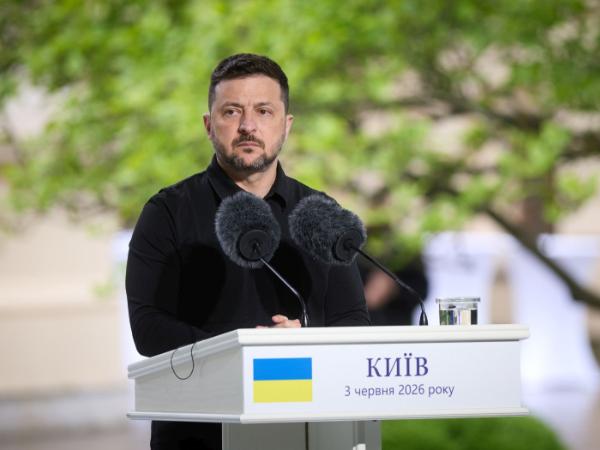 Wołodymyr Zełenski, 3 czerwca 2026 r.