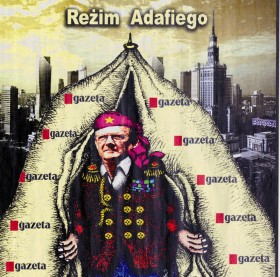 Adam Michnik i Gazeta Wyborcza - jedni z ulubionych bohaterów satyryków Pinezek.