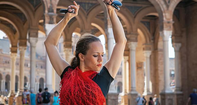 Tancerka flamenco Georgia Xanthaki