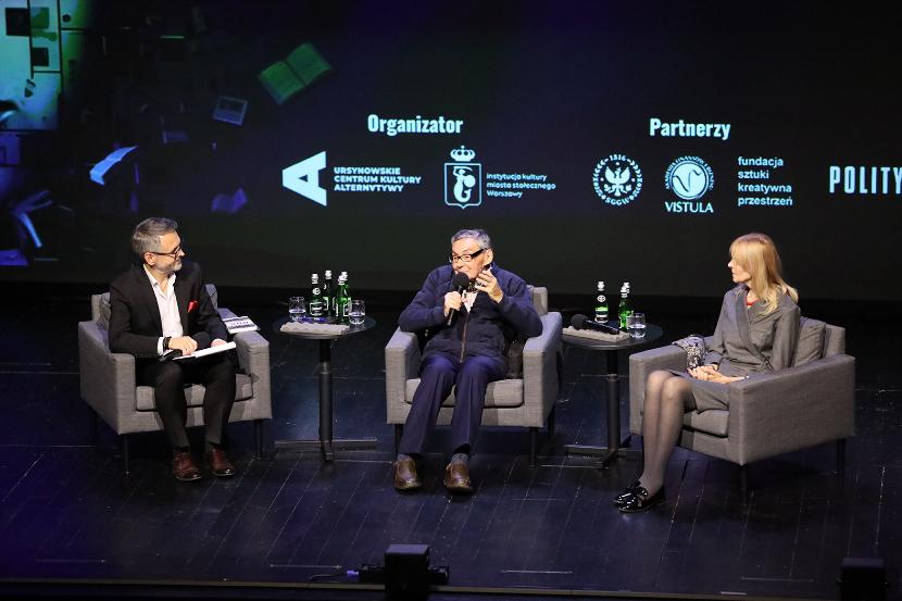 dr Krzysztof Czubaszek, Marian Turski i prof. Iwona Hofman