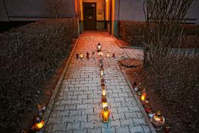 Miejsce śmierci Miłosza na osiedlu Prokocim w Krakowie.