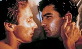 Z Eusebio Poncelą w „Prawie pożądania” Pedro Almodovara (1987 r.)