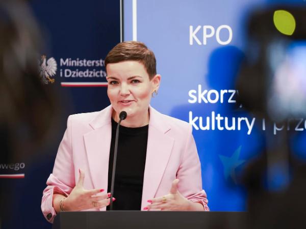 Ministra Marta Cienkowska
