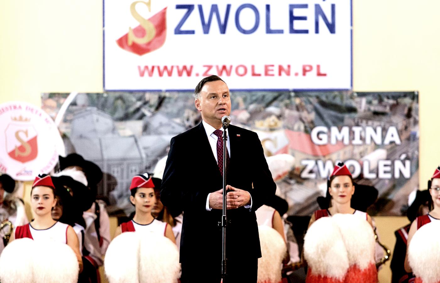 Prezydent Andrzej Duda w Zwoleniu