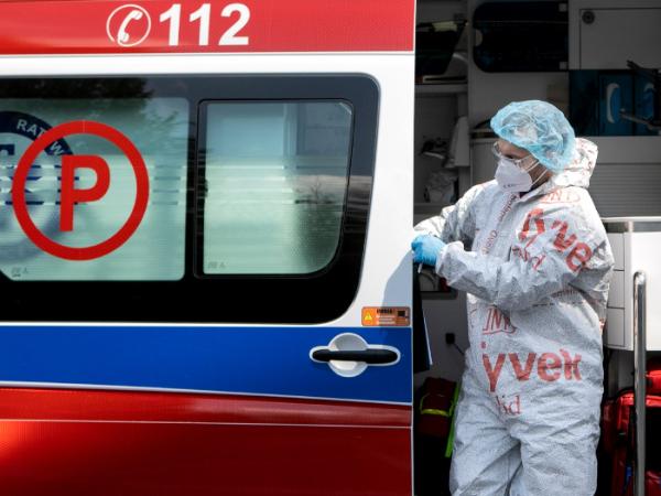 Polowa izba przyjęć szpitala w Lublinie