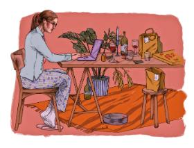 Zmniejszona aktywność fizyczna i zajadanie stresu, głównie słodyczami, spowodowało, że Polki i Polacy przytyli w czasie izolacji.