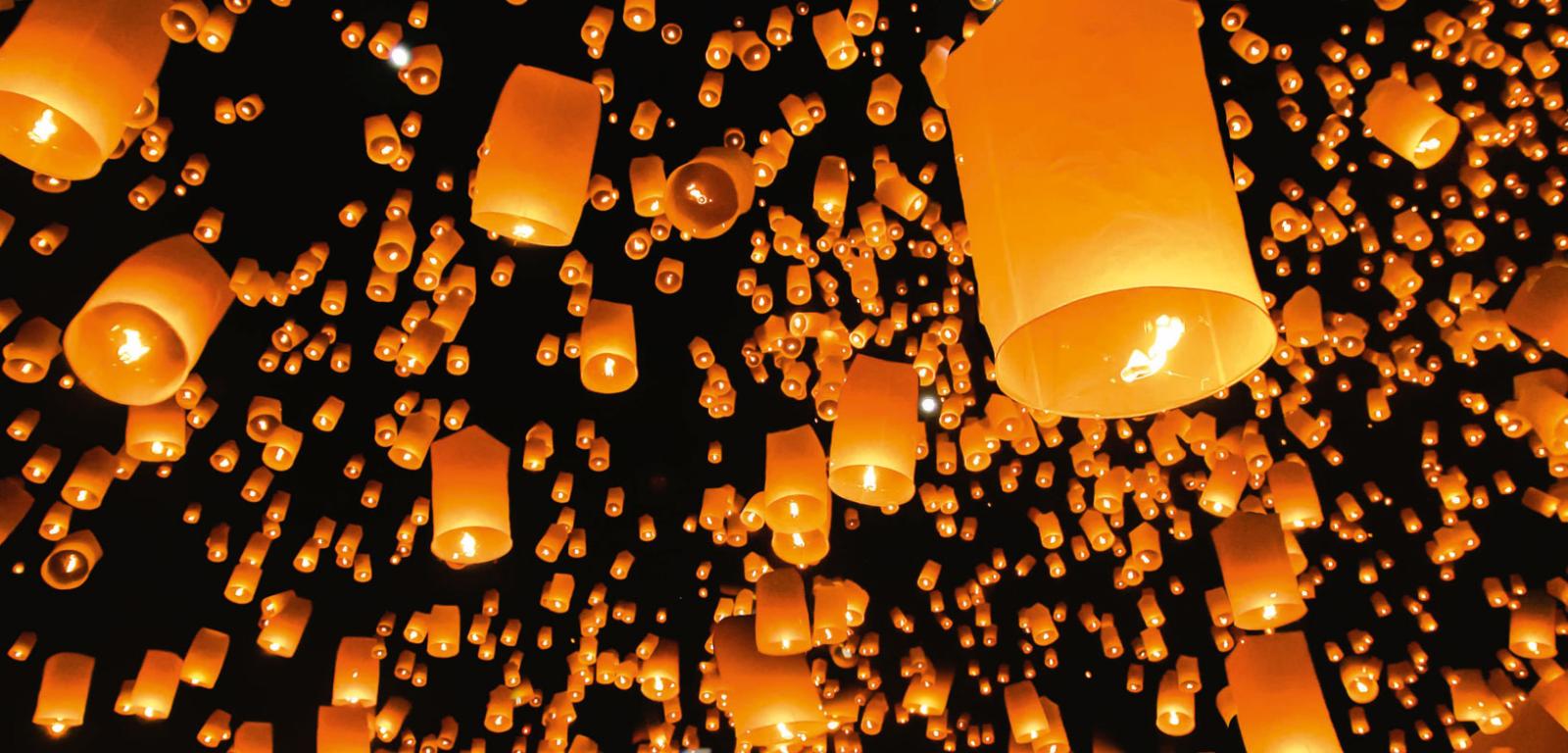 Tajski ­festiwal lampionów w Chiang Mai.