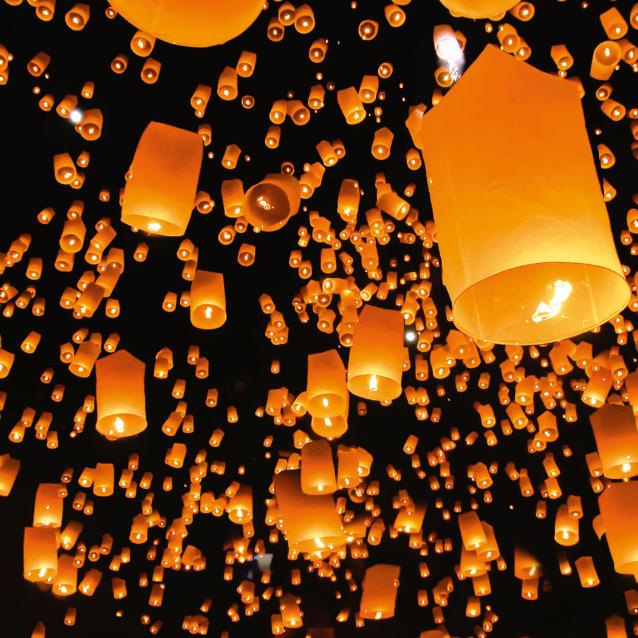 Tajski ­festiwal lampionów w Chiang Mai.