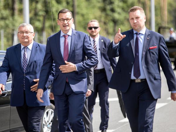 Przemysław Czarnek i Mateusz Morawiecki