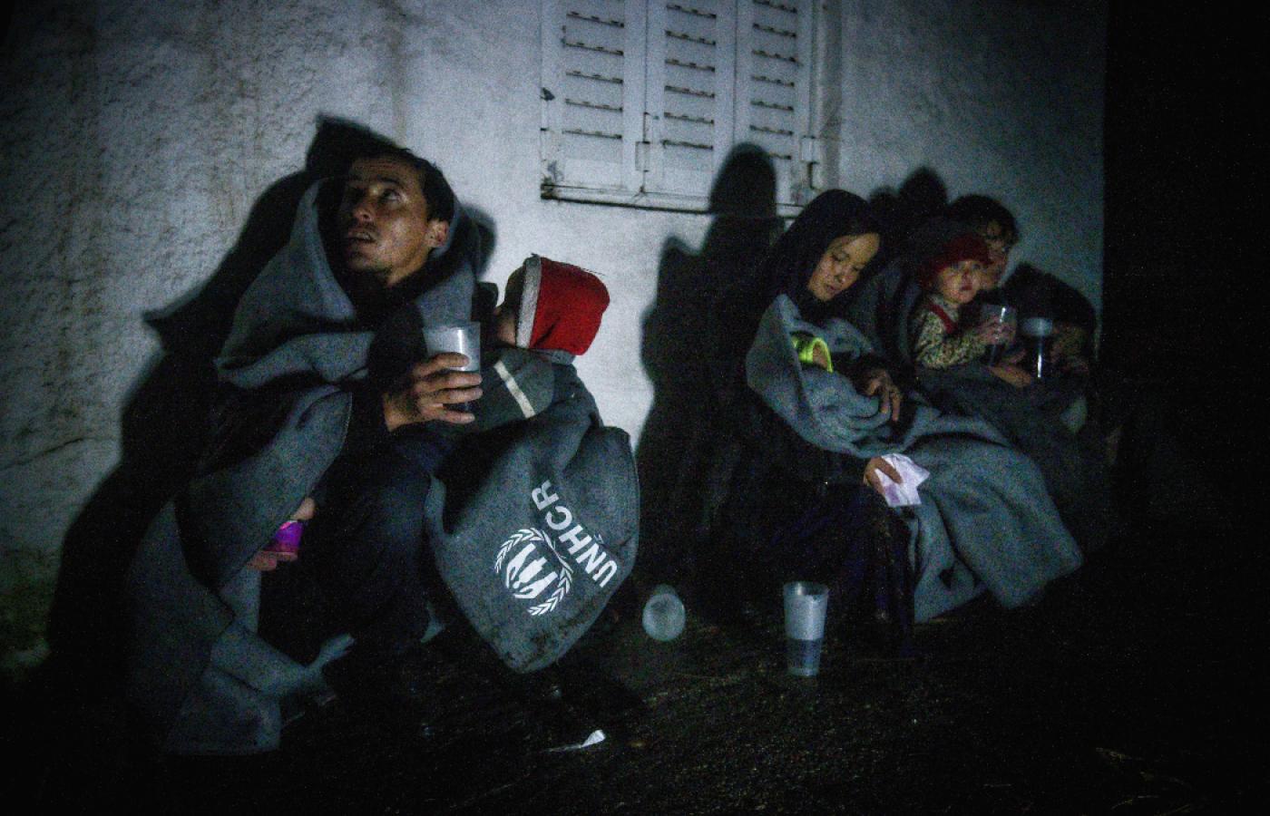 Uchodźcy przybyli na wyspę Lesbos. 5 marca 2020 r.