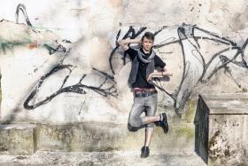 Erwina do występu w „You Can Dance” namówiły koleżanki ze szkoły fryzjerskiej, które czasem przychodzą popatrzeć, jak tańczy.