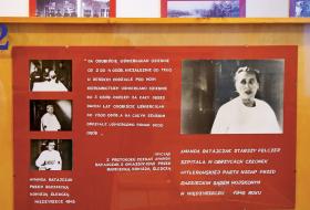 Fragment ekspozycji w szpitalnej izbie pamięci