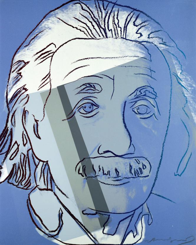 Andy Warhol „10 portretów Żydów XX w. – Albert Einstein” (1980 r.)