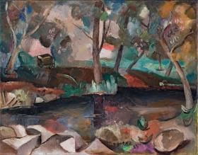 Jacques Gotko, „Rzeka w lesie”, 1925 r.