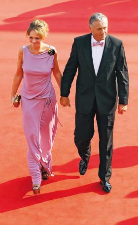Lucie Talmanova i Mirek Topolanek