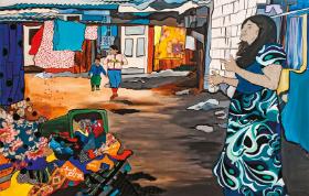 Małgorzata Mirga-Tas, „Wizytacja”, 2014 r.