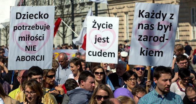 Marsz Świętości Życia w Warszawie
