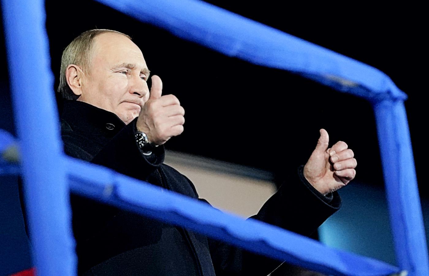 Władimir Putin na otwarciu igrzysk w Pekinie. 4 lutego 2022 r.