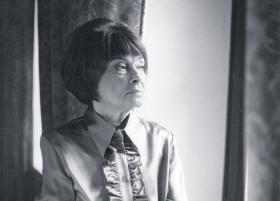 Jadwiga Kaczyńska była pracownikiem naukowym Instytutu Badań Literackich PAN. Fotografia z 2007 r.