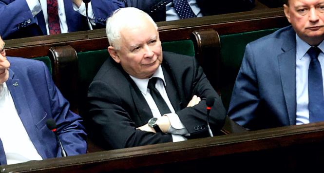 Jarosław Kaczyński w Sejmie