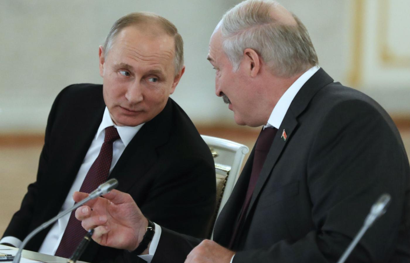Prezydenci Rosji i Białorusi: Władimir Putin i Aleksandr Łukaszenka