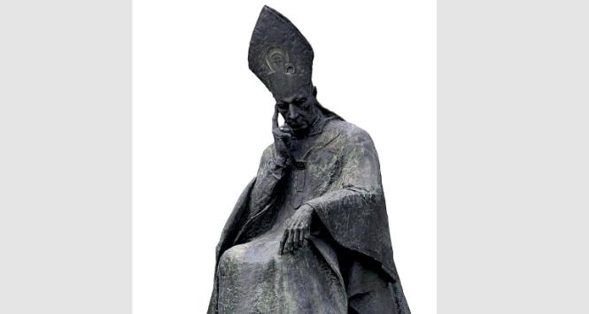Warszawski pomnik kardynała Stefana Wyszyńskiego, prymasa Polski (1948–81).