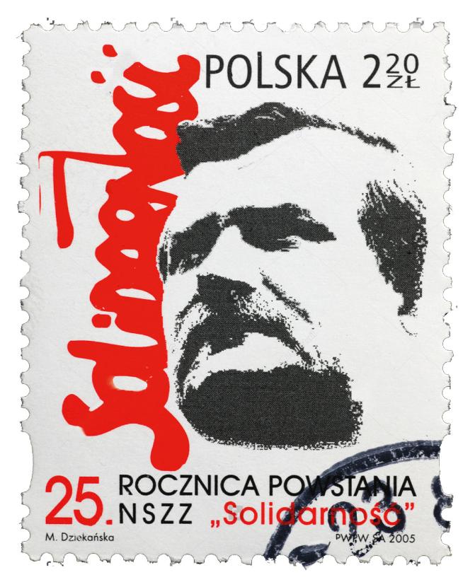 Pamiątkowy znaczek pocztowy z 2005 r.