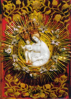 Madonna Andrea della Robbia w Muzeum Parafialnym w Łasku