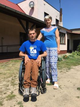 Ogłoszenie o konkursie Mężczyzna Roku na Wózku Jan znalazł w internecie.