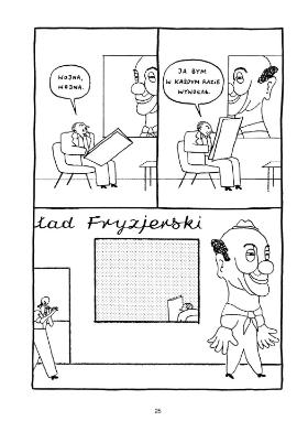 Strona z komiksu „Festiwal”.