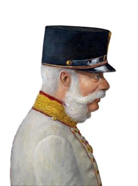 Franciszek Józef na portrecie Moritza Ledeliego, 1920 r.