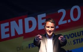 Björn Höcke, lider turyngeńskiej frakcji prawicowej partii AfD (Alternatywa dla Niemiec).