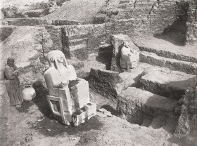 Posagi odnalezione w czasie wykopalisk w Tell Halaf w 1913 r.