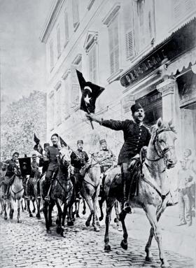 Zwycięscy młodotureccy rewolucjoniści, 1908 r.