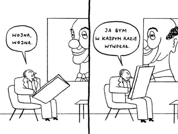 Plansza z komiksu „Festiwal”