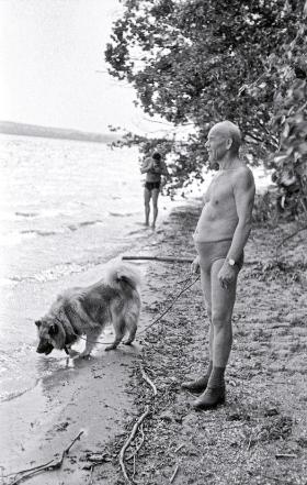 Odpoczynek w ośrodku rządowym w Łańsku, 1966 r.