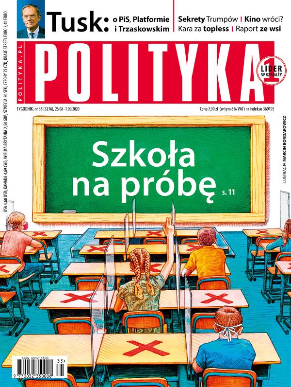okładka - Polityka 35 2020
