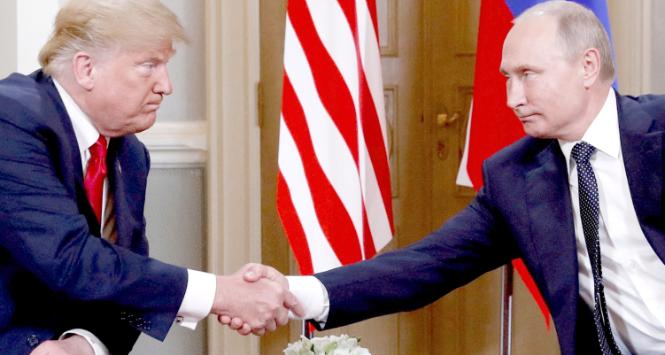 Szczyt Rosja–USA w Helsinkach, 2018 r.