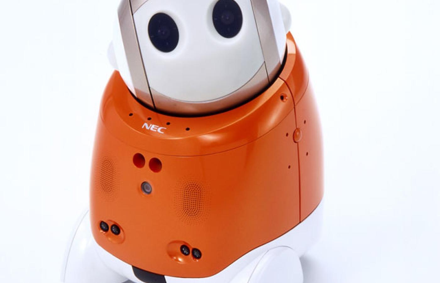 PaPeRo - robot niańka i pogodynka. Fot. Materiały prasowe.