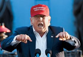 Donald Trump, czołowy kandydat na republikańskiego kandydata do Białego Domu.