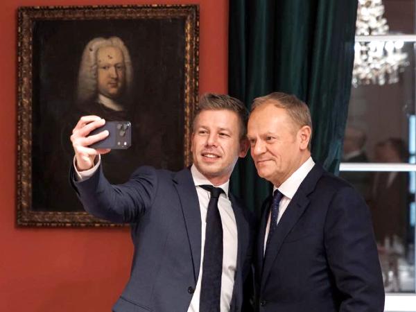 Peter Magyar i Donald Tusk