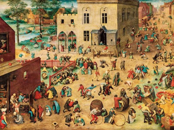 „Zabawy dziecięce”, obraz Pietera Bruegla, 1560 r.