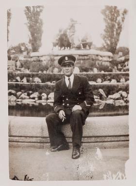 Grigorii Andrusz, dziadek Katyi ze strony ojca. Podczas II wojny był marynarzem, zdjęcie zrobiono ok. 1941–44 r.