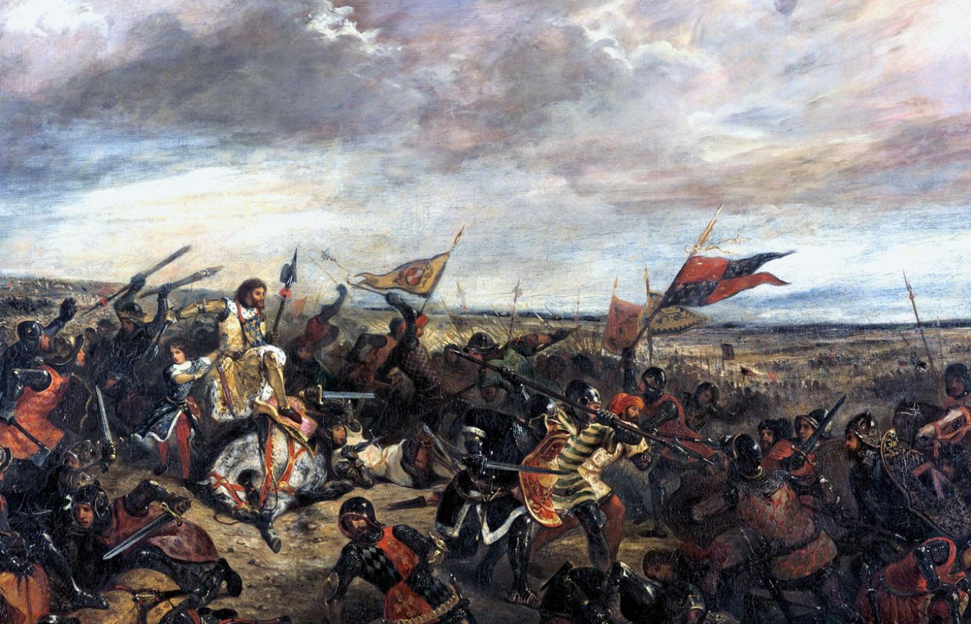 Bitwa pod Poitiers; obraz Eugène’a Delacroix, 1830 r.